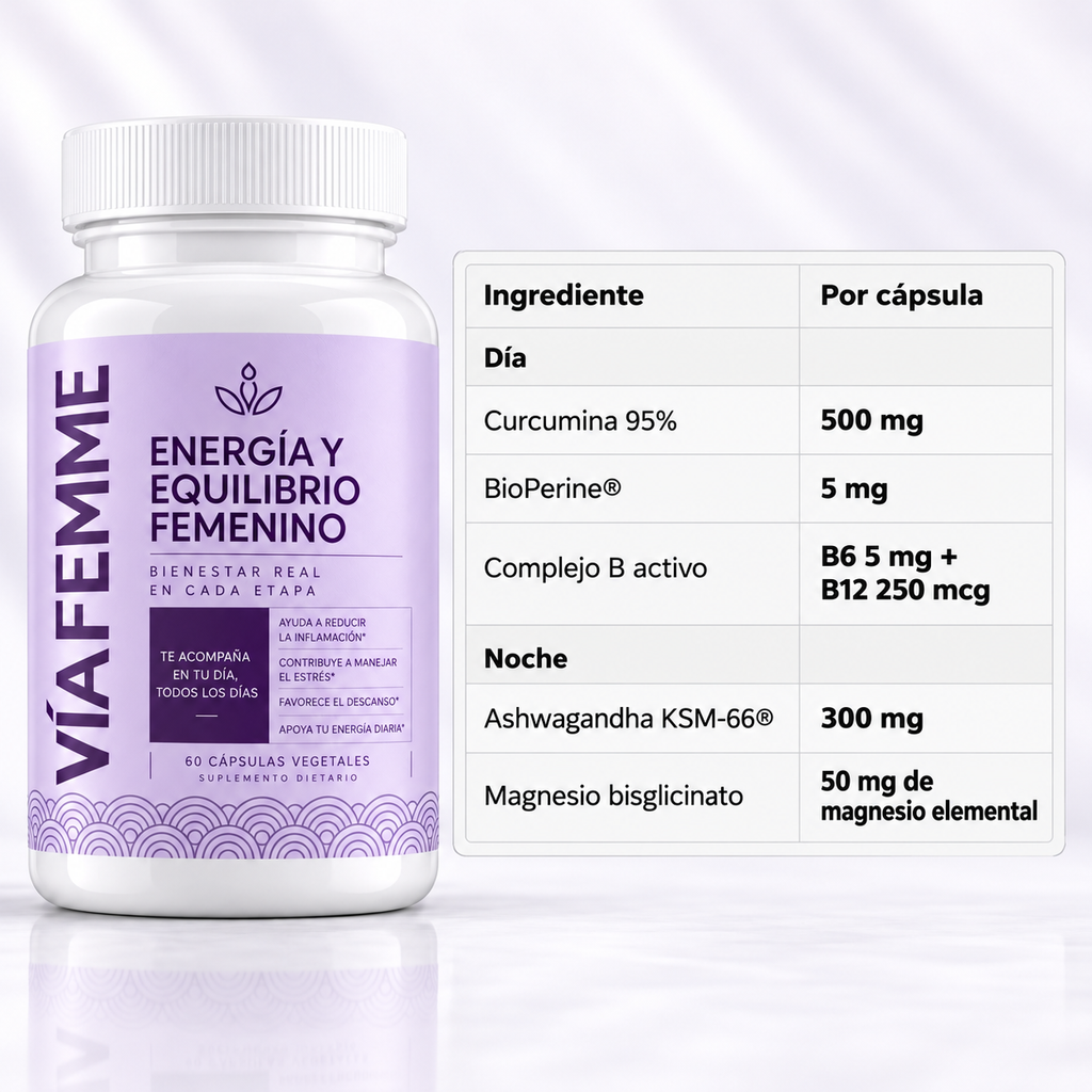 VIA FEMME – Energía, calma y descanso para la mujer de 40+